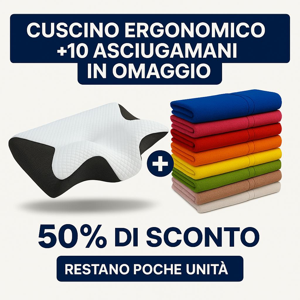 ErgoSonno™ + 10 asciugamani